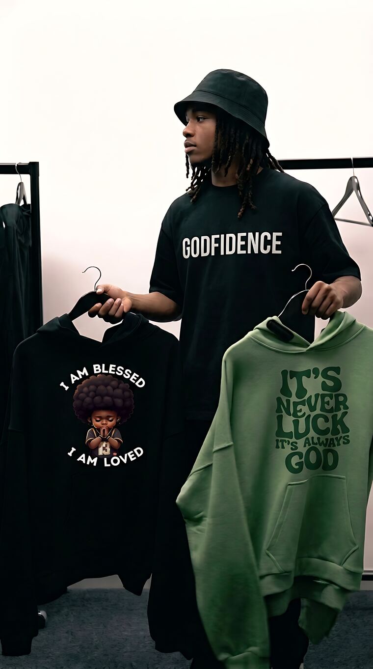 Hoodie mockup, view 2