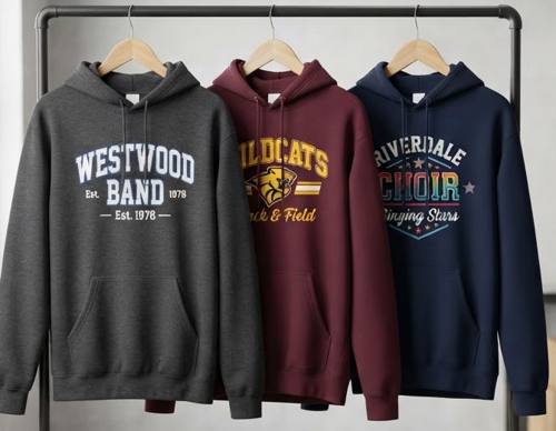 Hoodies for Westwood Band and Riverdale Choir