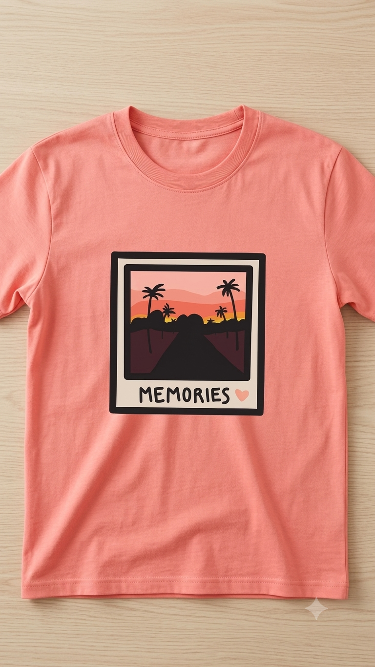 Custom Memories keepsake tee